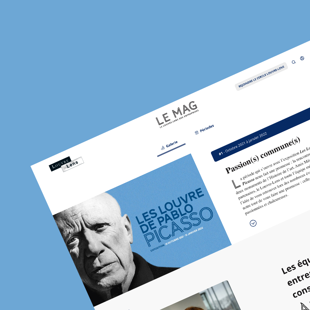 Webzine du mécénat du Louvre-Lens